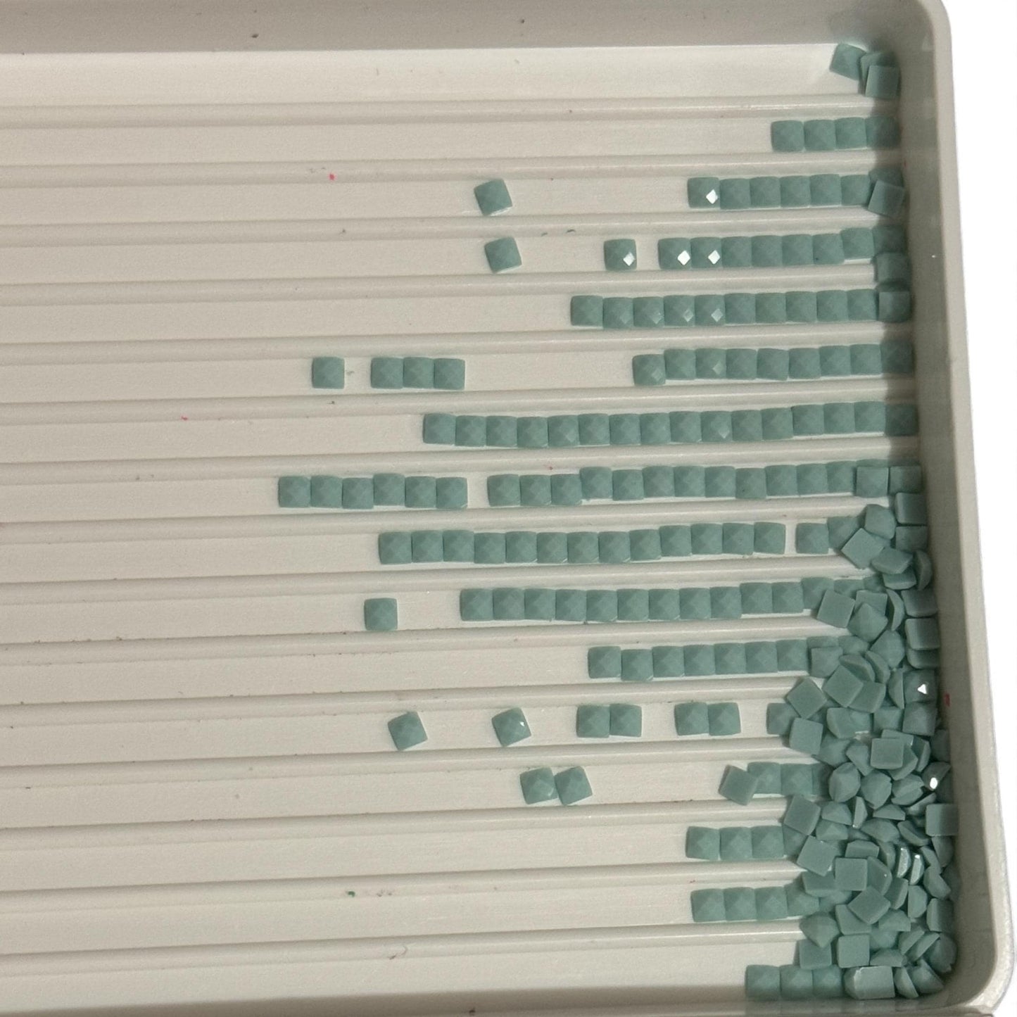 DMC 3811 Light Turquoise Blue Resin Square Drills
