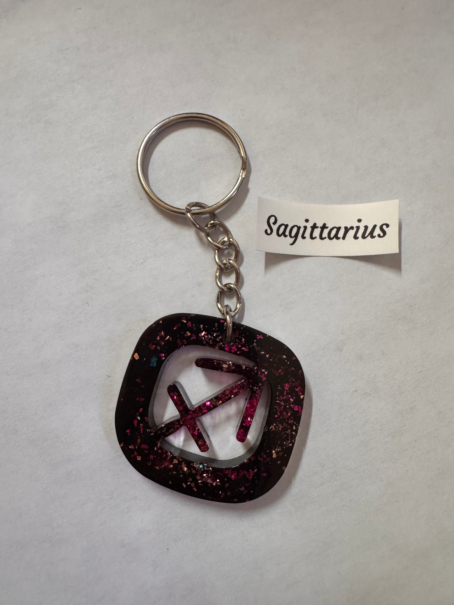 Sagittarius Keychain