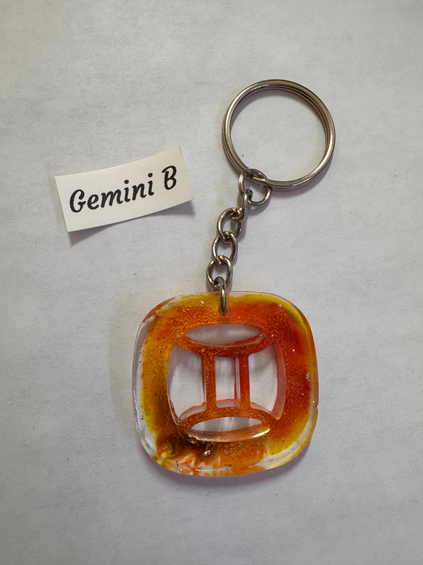 Gemini Keychain