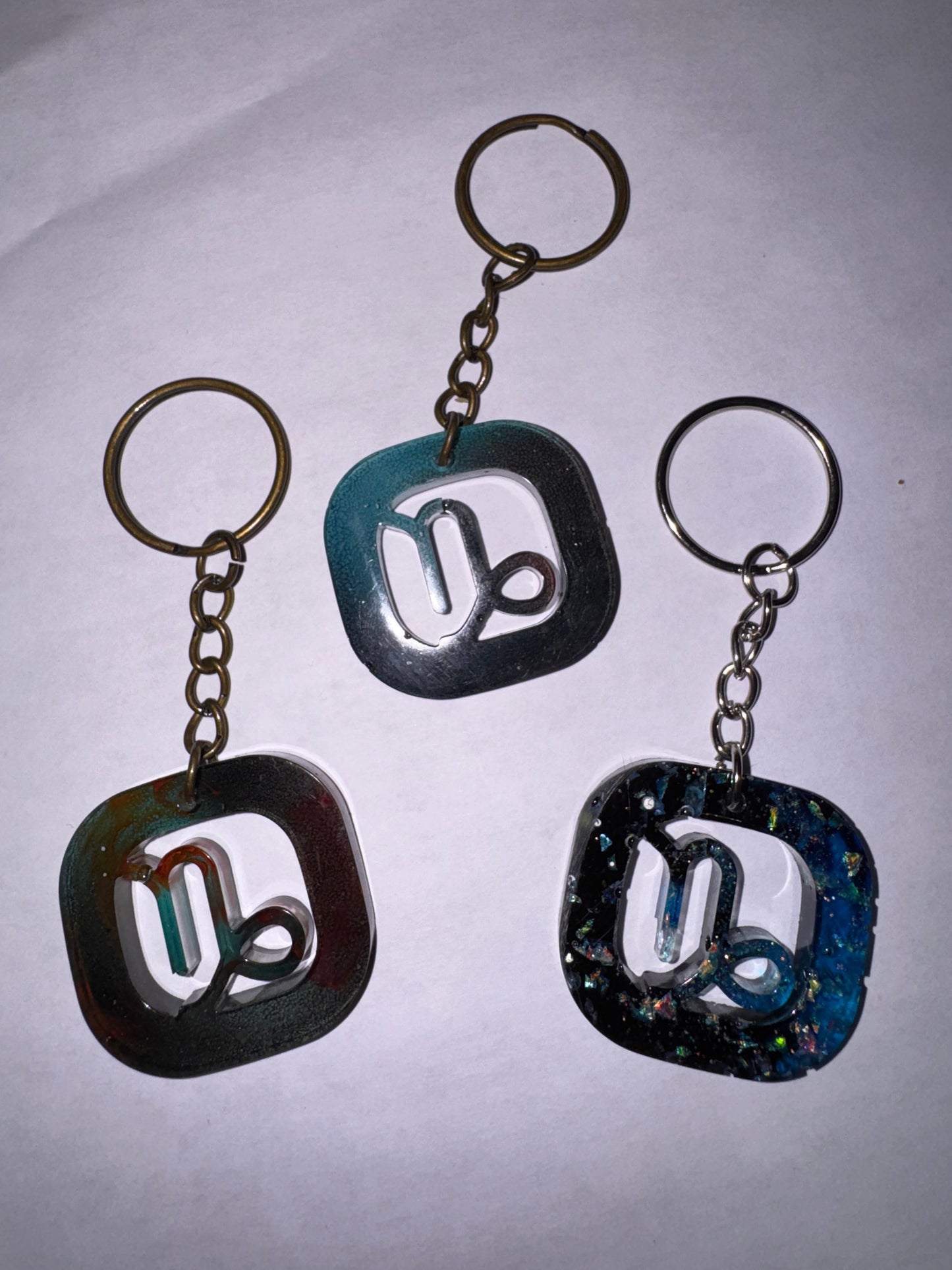 Capricorn Keychain