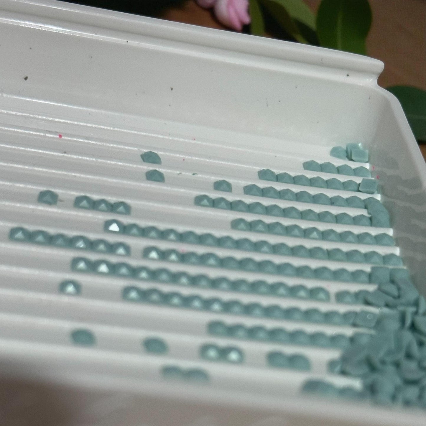 DMC 3811 Light Turquoise Blue Resin Square Drills