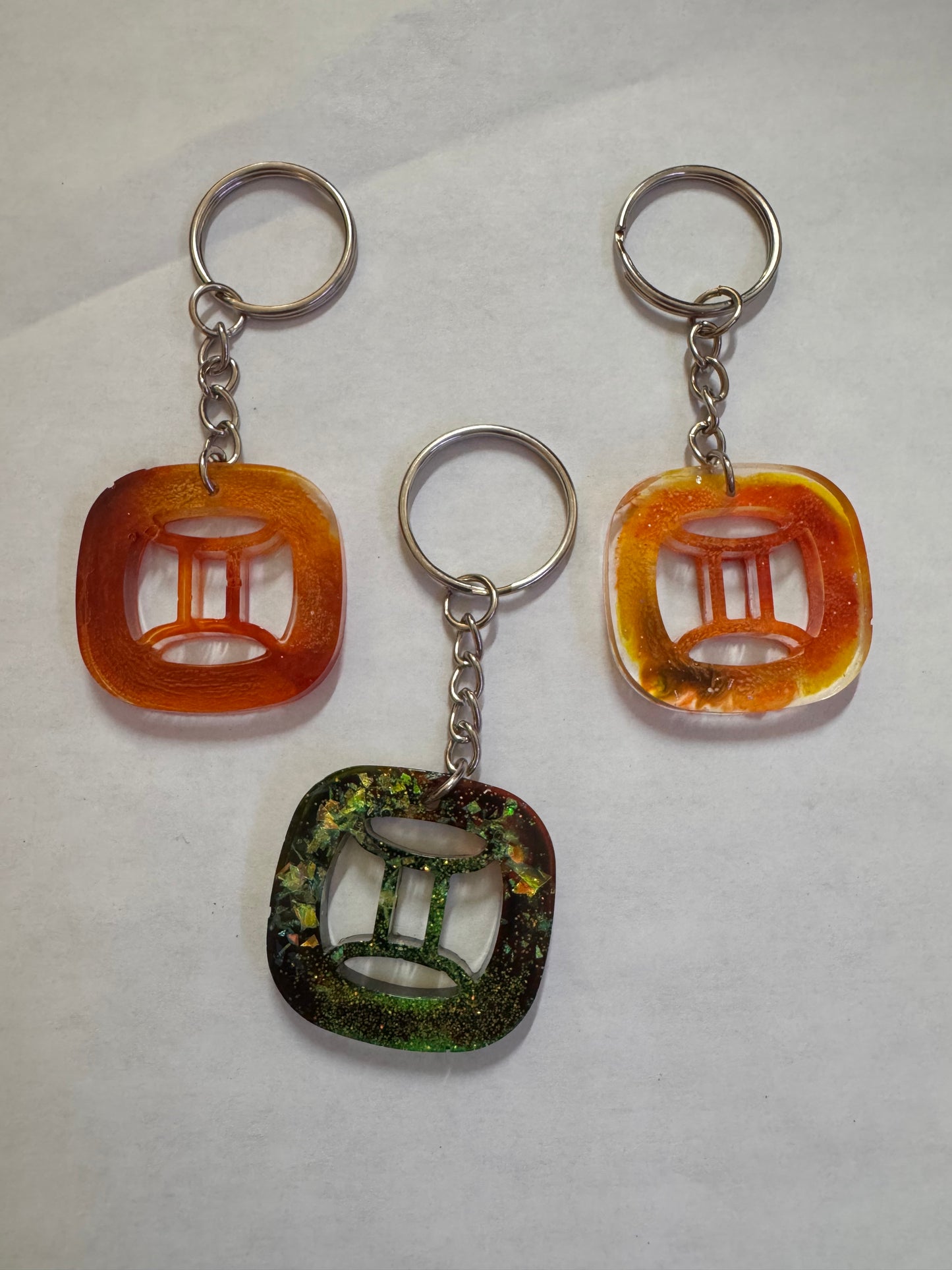 Gemini Keychain