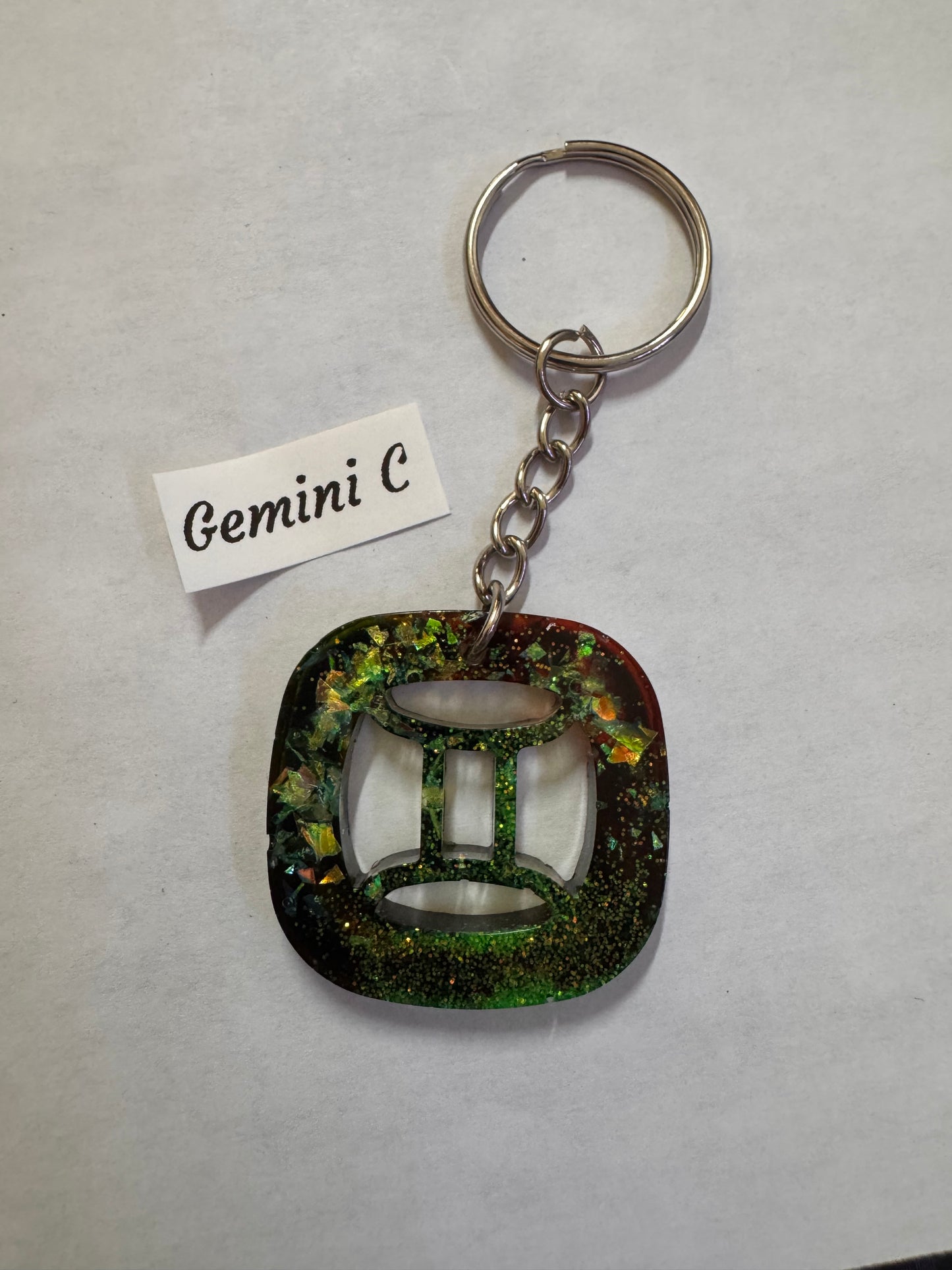 Gemini Keychain