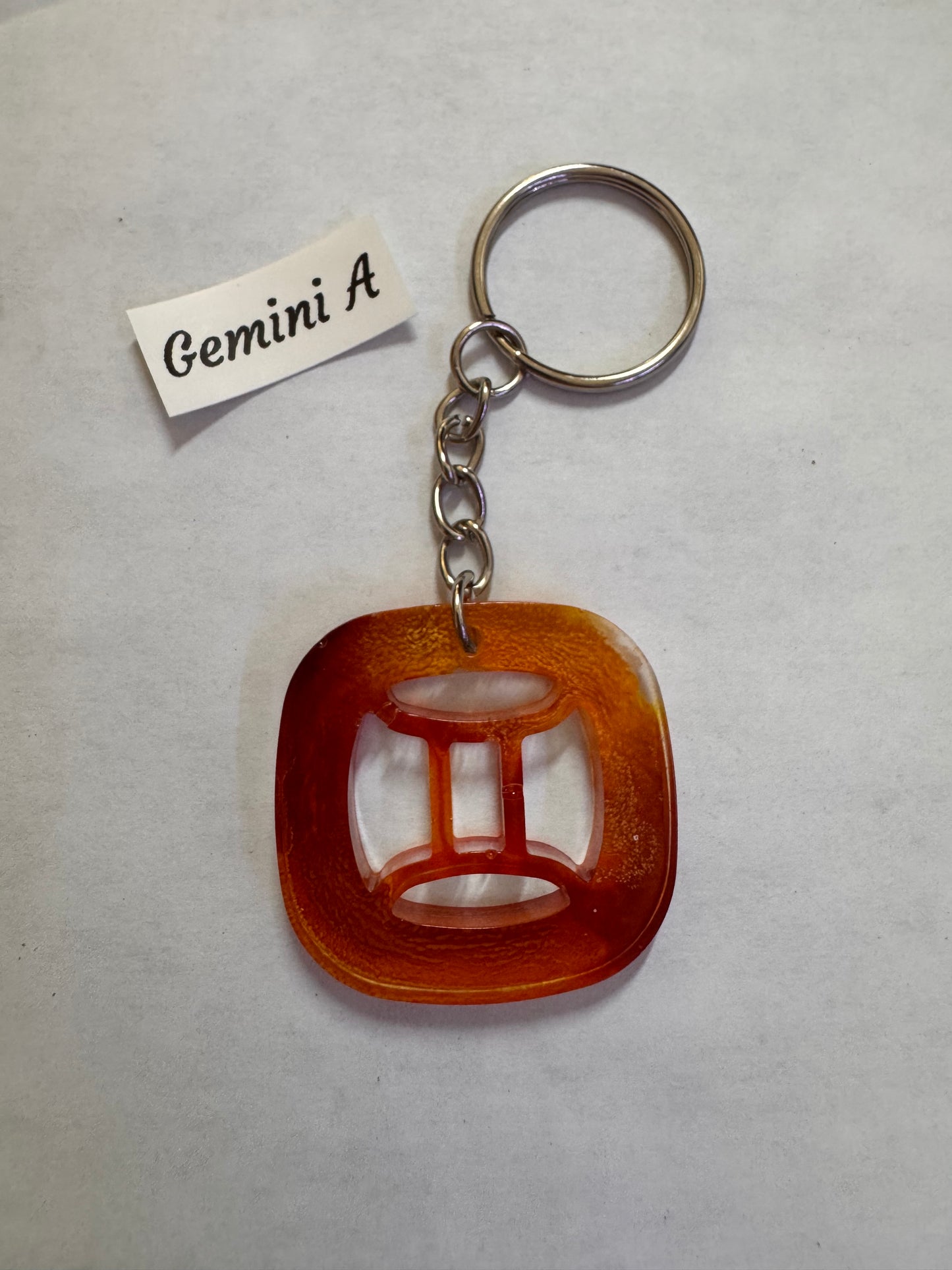 Gemini Keychain