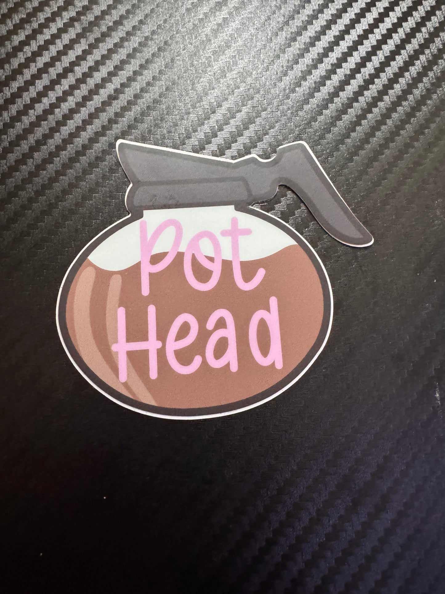 *Coffee* Pot Head Sticker