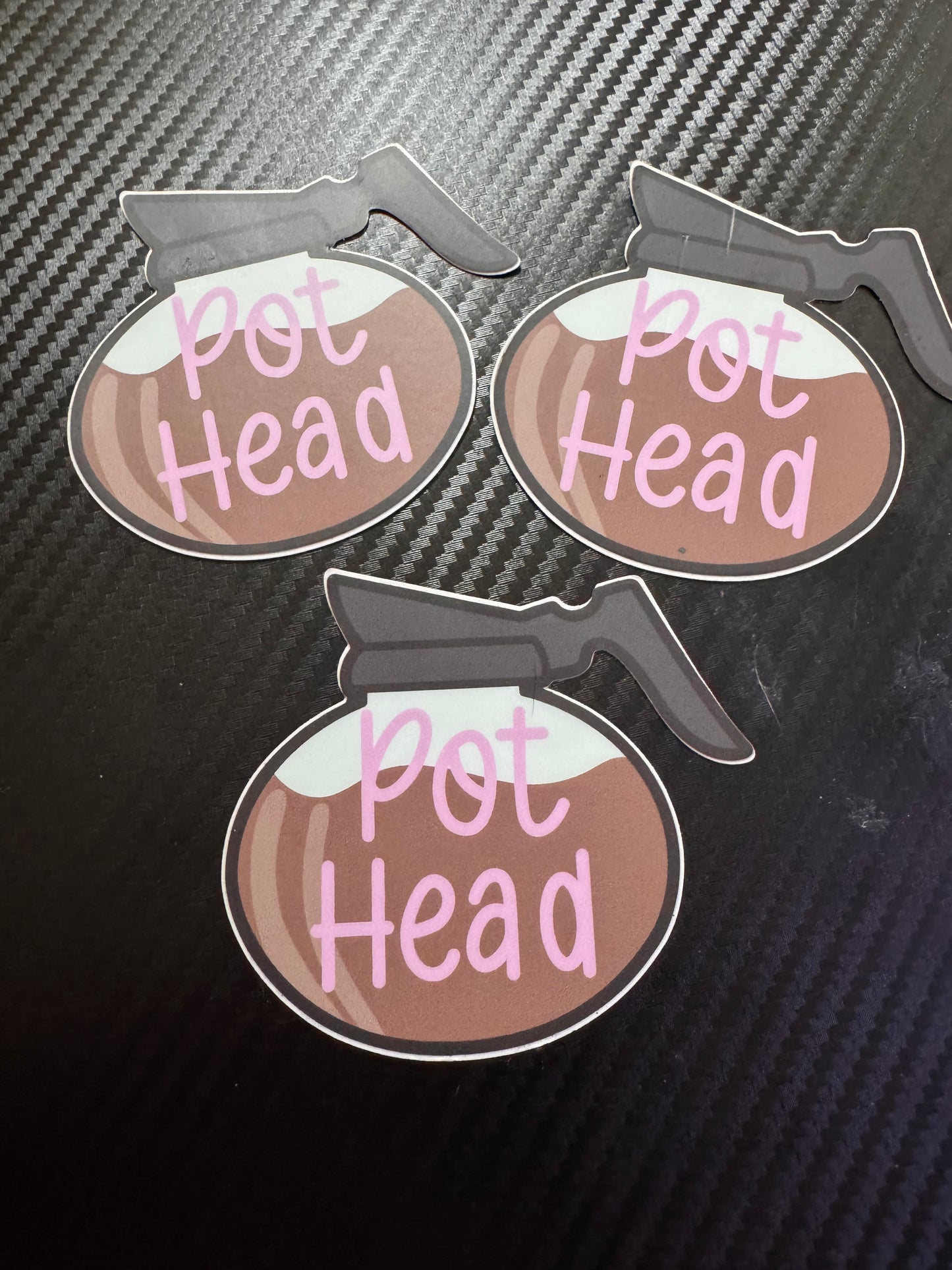 *Coffee* Pot Head Sticker