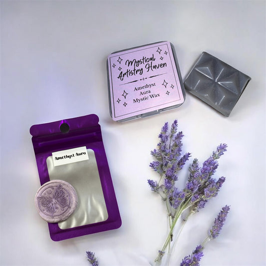 Amethyst Aura Mystic Wachs + Knetmasse-Set