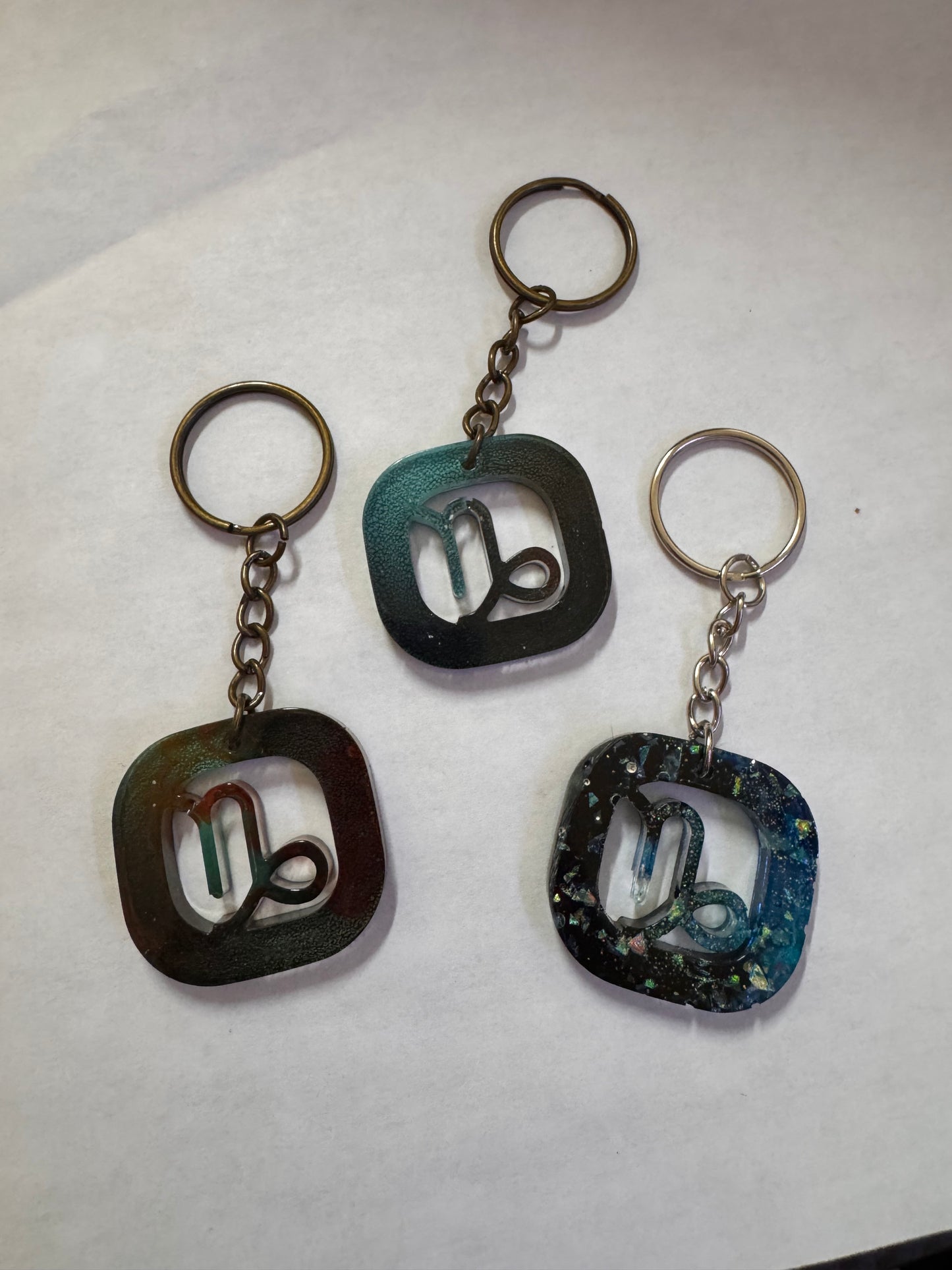 Capricorn Keychain