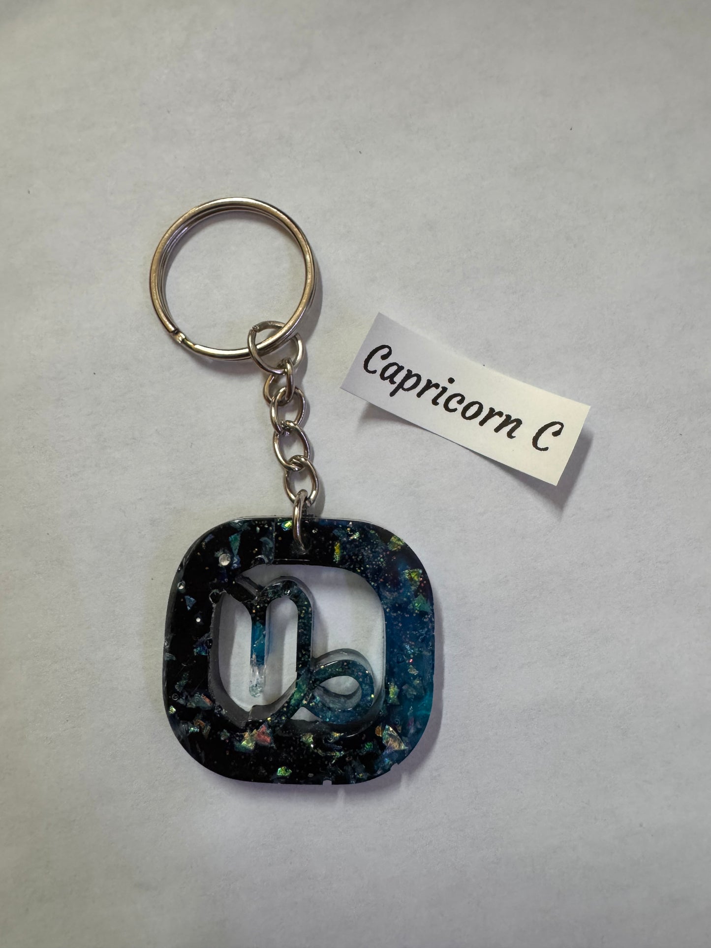 Capricorn Keychain