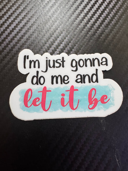 Let It Be Sticker