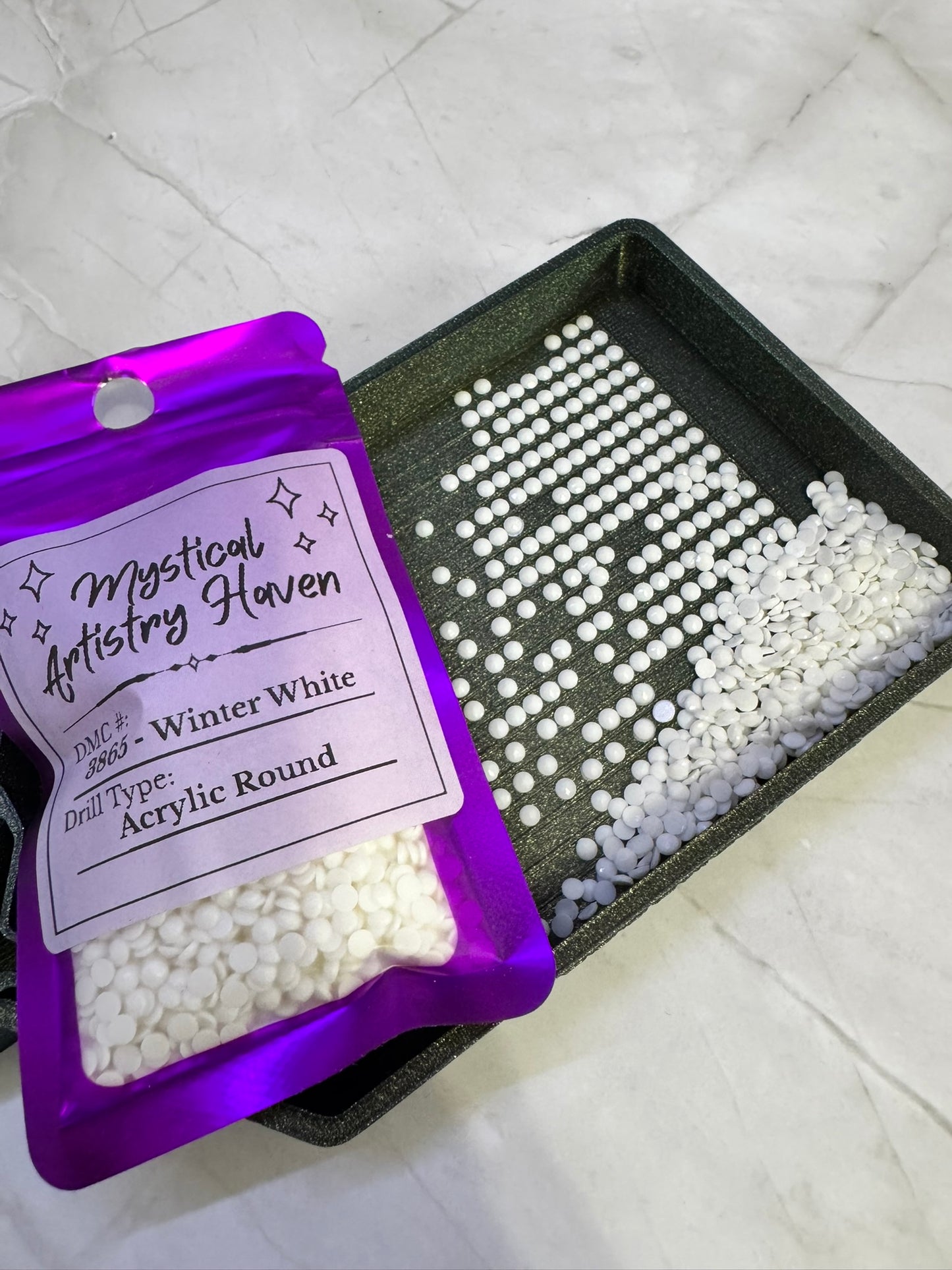 DMC 3865 Winter White Acrylrund