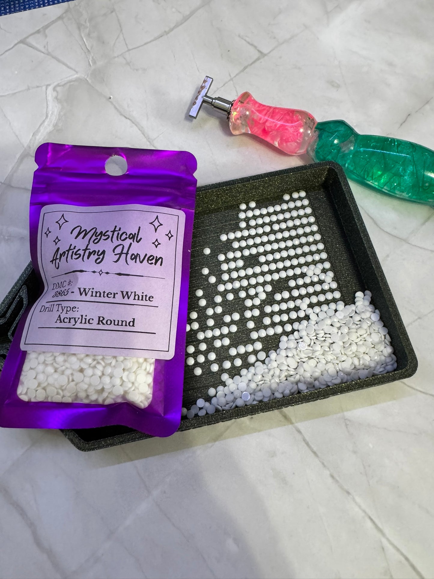 DMC 3865 Winter White Acrylrund